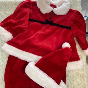Some bunny 3-piece baby Santa suit 6-9 months
